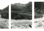 Devils Gate Triptych (Wasatch Range / Weber River, Union Pacific Railroad, After Carlton Watkins)