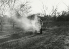 My dad burning trash – Edmond, Oklahoma, 1974/2016