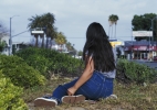 Arlene Mejorado_ Sitting at the Median of Sherman Way #1, 2023